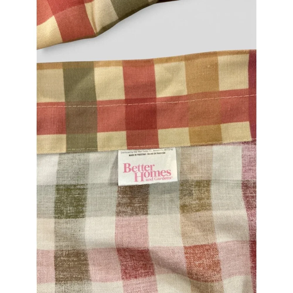 Better Homes & Gardens Plaid Window Valances Set Of 2 57
